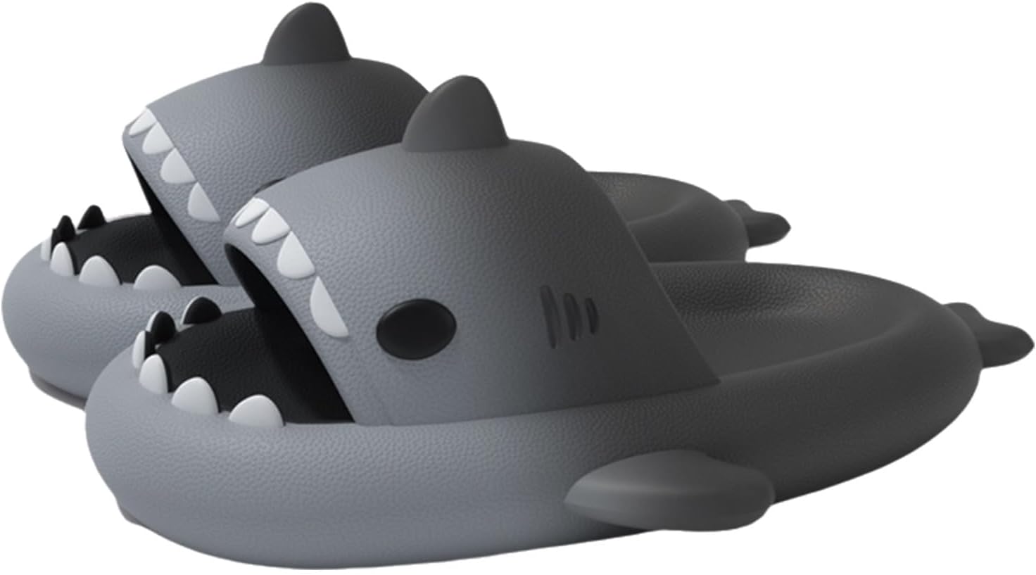 

Шлепанцы Gradient Shark, шлепанцы-акулы для женщин и мужчин, Шлепацы для взрослых с толстой подошвой, для пляжа Generic, серый