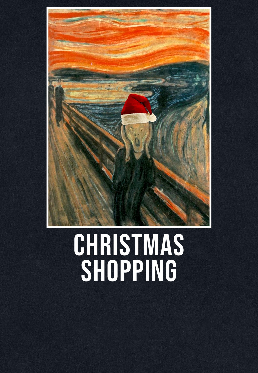 

Толстовка с капюшоном MUNCH CHRISTMAS SHOPPING apoh London, черный