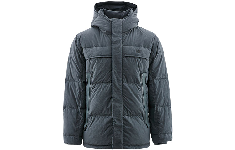 

CAT Трансформеры FW22 Толстовка с капюшоном однотонная свободного кроя утепленный пуховик унисекс, Azurite