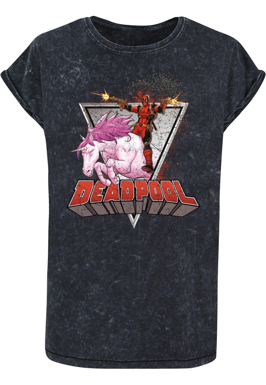 

Футболка ABSOLUTE CULT Shirt Deadpool - Rides A Unicorn, черный
