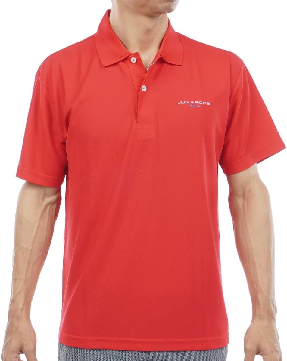 

Рубашка-поло с коротким рукавом Jun & Lopee ESSENTIAL Jun & Rope, красный