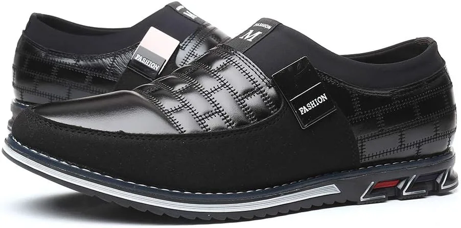 

Мужские повседневные туфли, модные, легкие, удобные лоферы, дышащие кроссовки Generic, черный