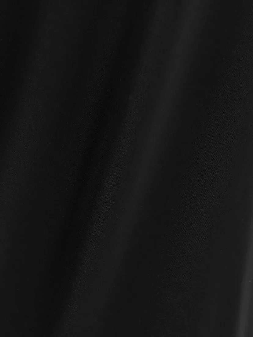 Атласные брюки свободного кроя BALENCIAGA, черный — фото 4