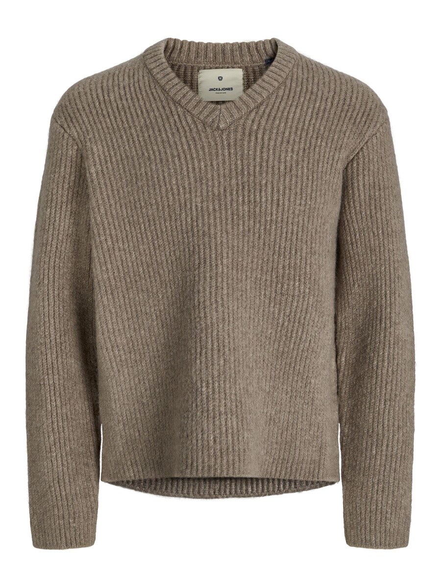

Свитер JACK & JONES, коричневый