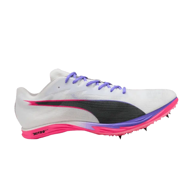 

Кроссовки Puma evoSPEED Nitro Elite 3 Mid Distance, White Fluro Pink
