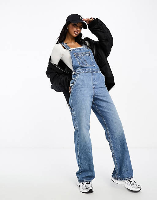 

Синий джинсовый комбинезон ASOS DESIGN