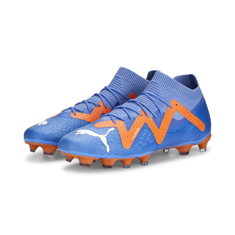 

Футбольные бутсы FUTURE Pro FG/AG мужские PUMA Blue Glimmer White Ultra Orange