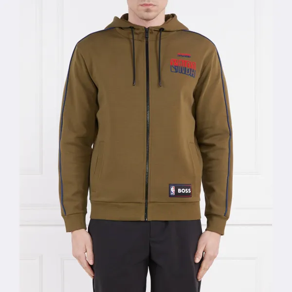 

Толстовка обычного кроя Boss x nba Boss, зеленый