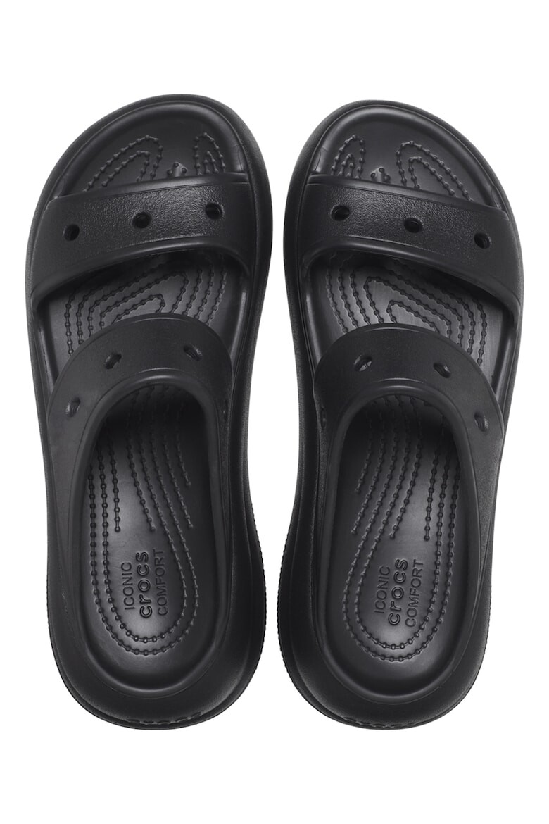 Тапочки со скошенной кромкой Crocs, черный — фото 2