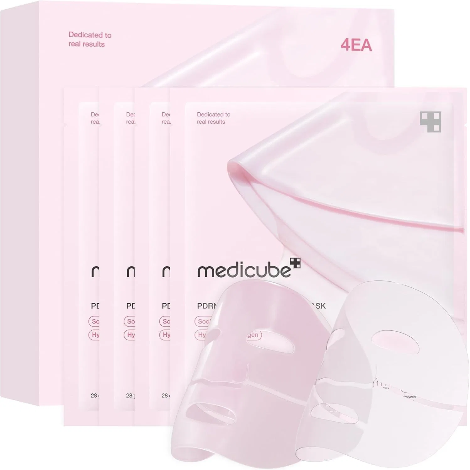 Сыворотка Medicube — PDRN Pink Collagen Gel Mask 4 Pack, 28 мл