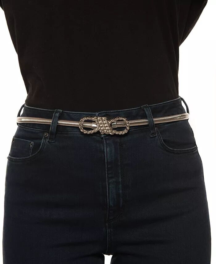

Женский эластичный ремень Sailor Knot Cobra Giani Bernini, серебро