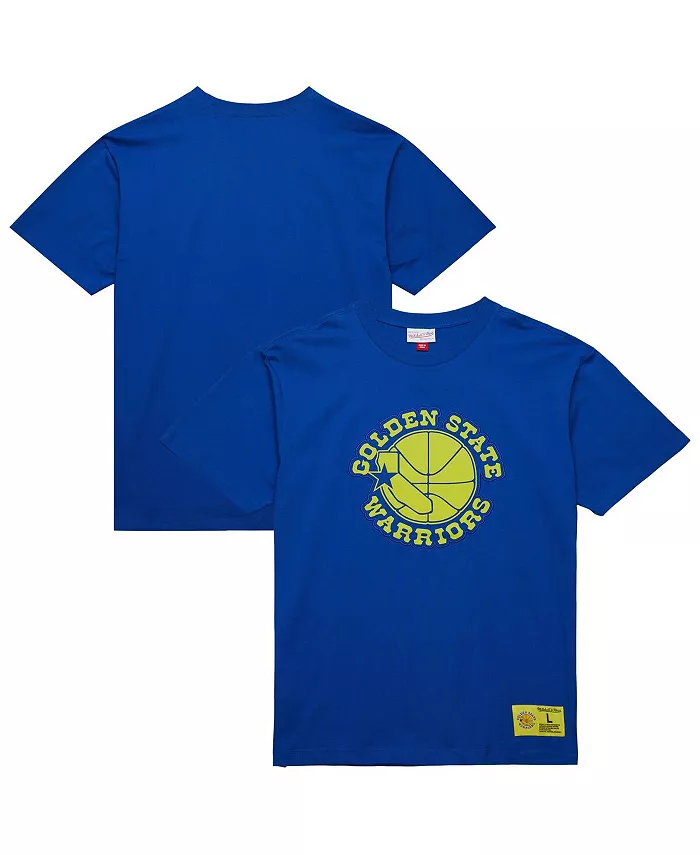 

Мужская футболка премиум-класса Royal Golden State Warriors Hardwood Classics Neon Nights Mitchell & Ness