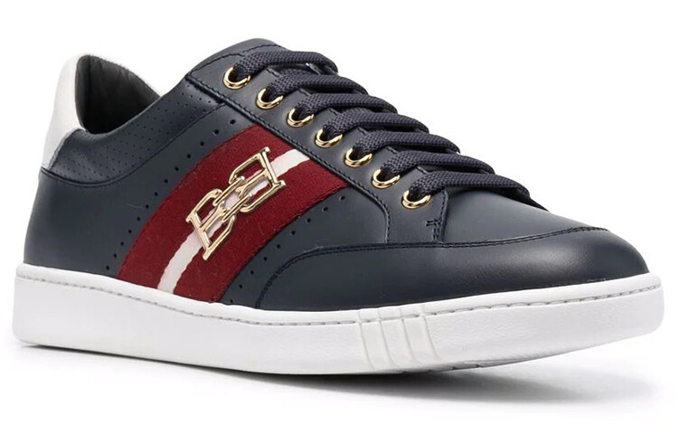 Кроссовки Bally, черные/белые/красные — фото 2