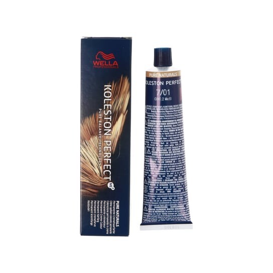 

Краска для волос 7/01 Medium Blonde Natural Ash, 60 мл Wella, Koleston Perfect Me+