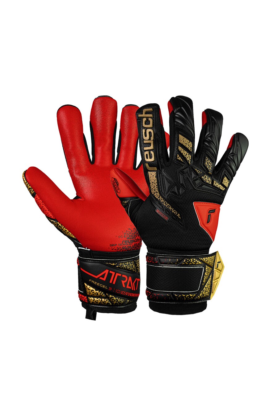 

Спортивные перчатки REUSCH Attrakt Freegel Silver, цвет Red/Black