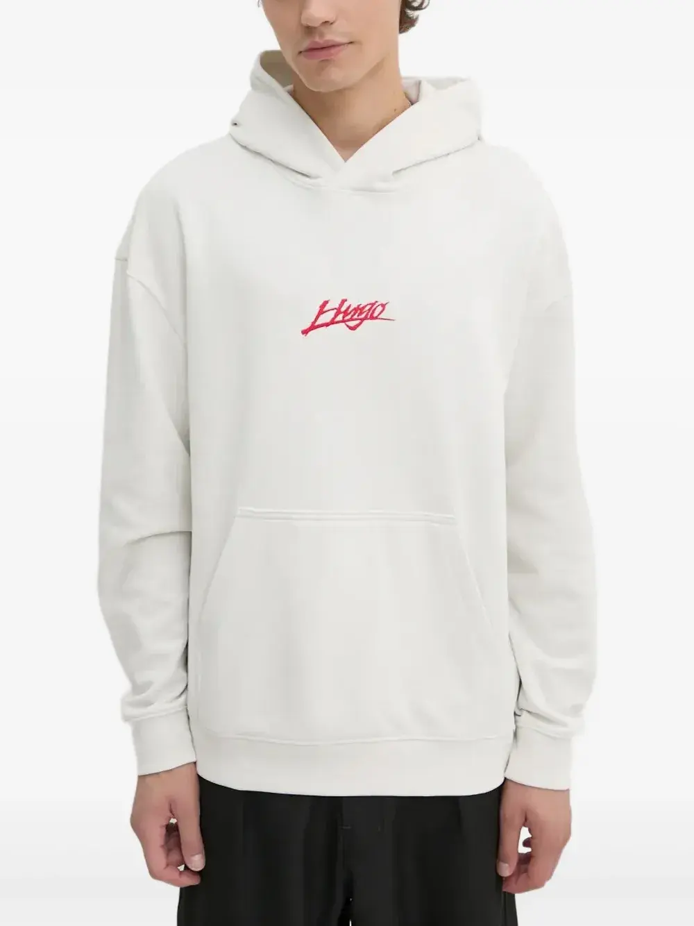 

Худи с логотипом Hugo, белый