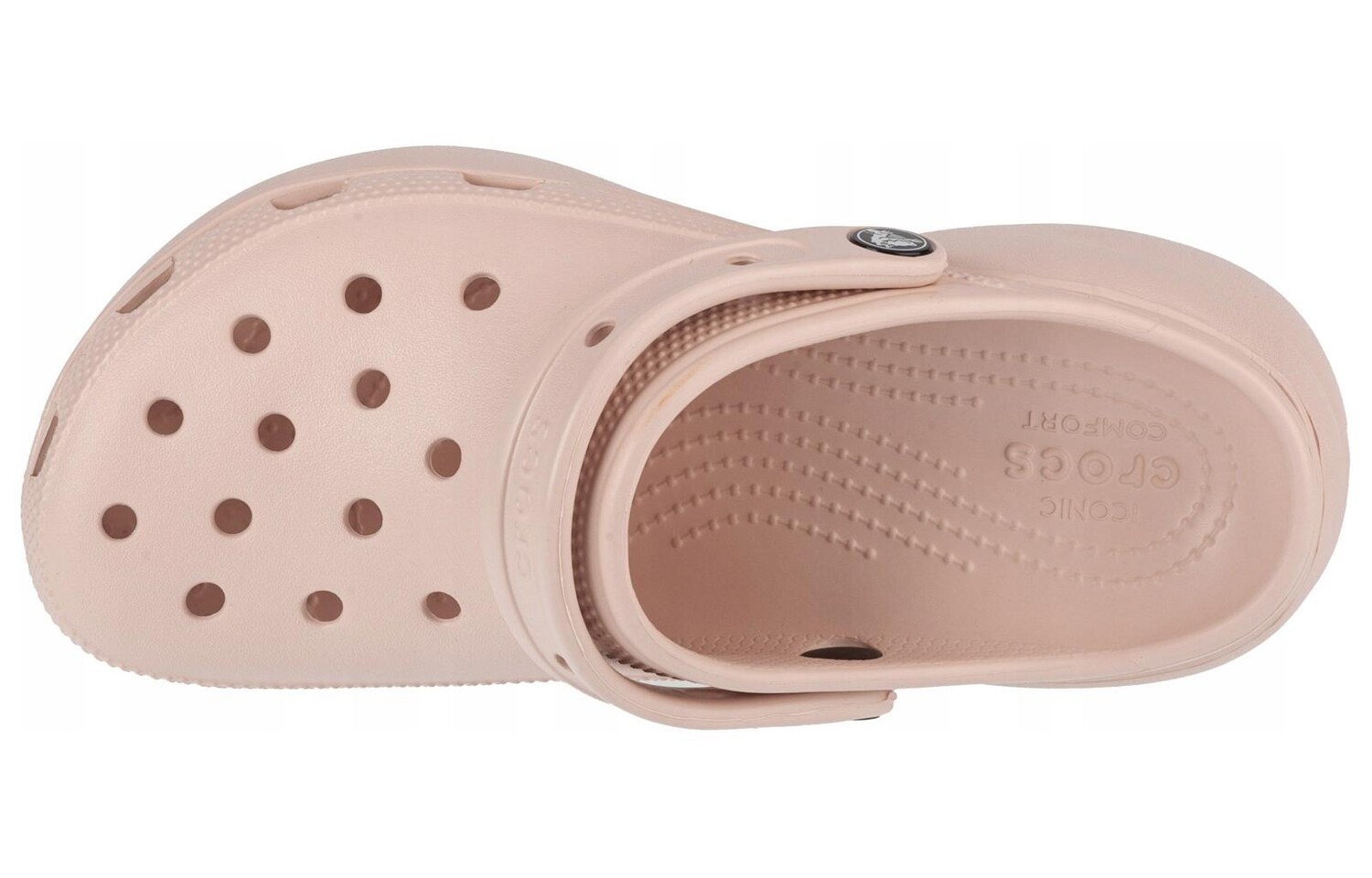 Женские классические туфли-сабо на платформе «Quartz Pink» Crocs, цвет Quartz Pink — фото 3