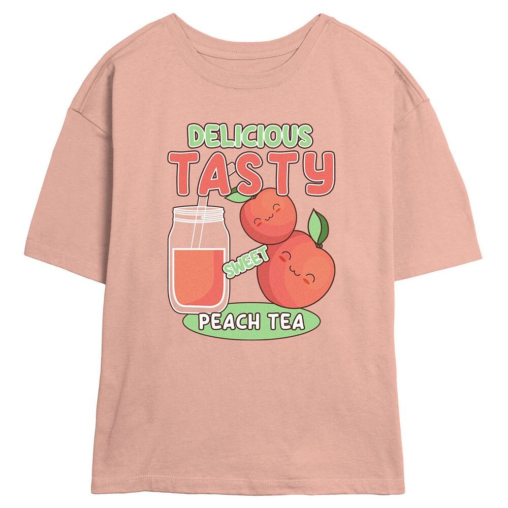 

Футболка с изображением скиммера для детей Peach Tea Delicious Tasty Skimmer, цвет Blush