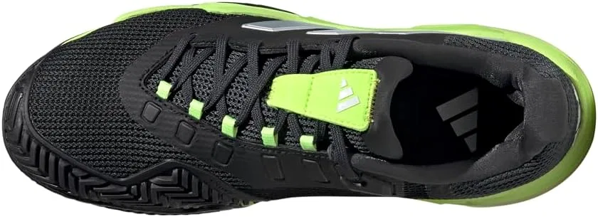 Кроссовки теннисные adidas Barricade 13, Black/Zero Metallic/Lucid Lemon — фото 4