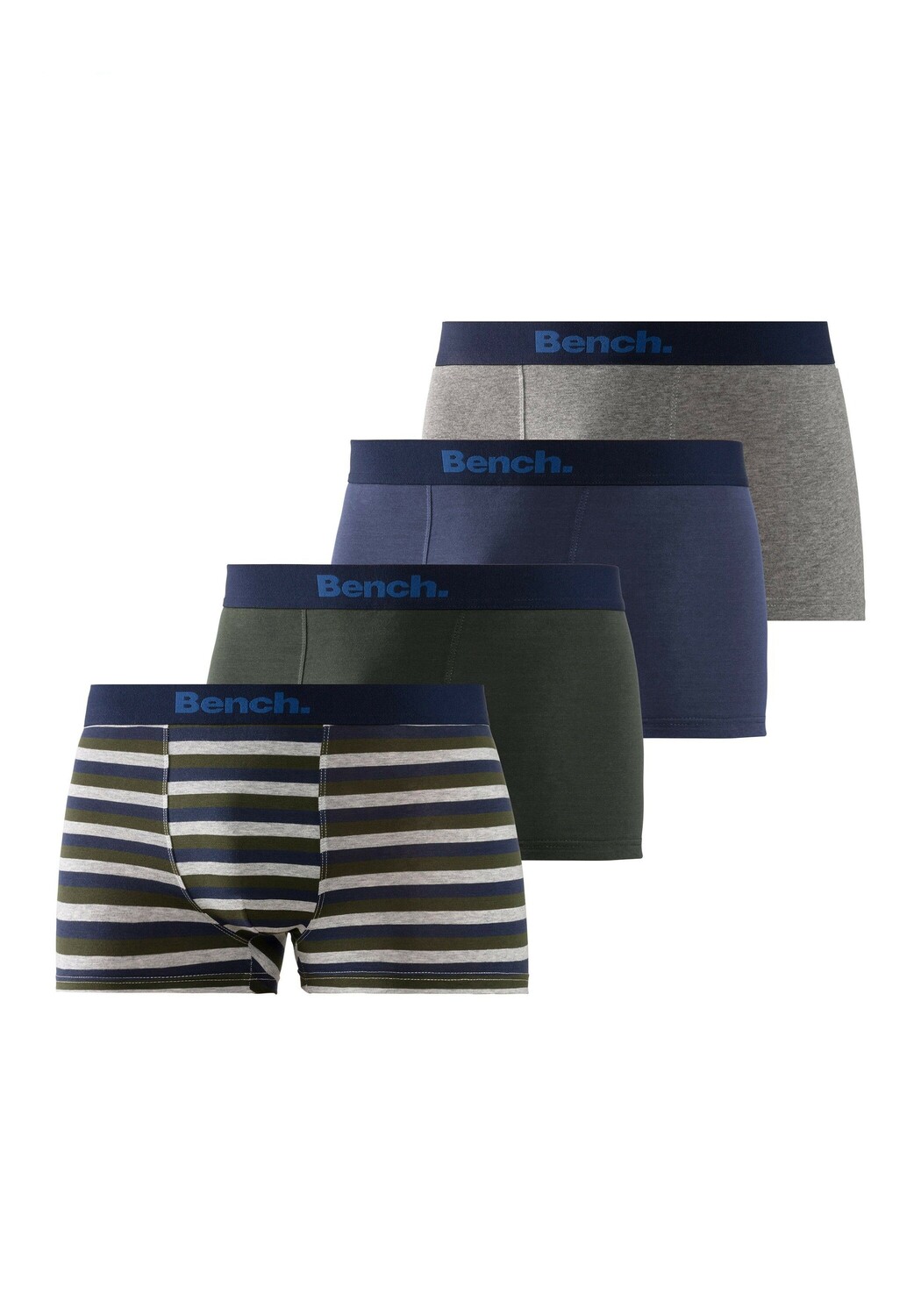 

Боксеры Bench Boxer, цвет olivgrün-gestreift, olivgrün, grau-meliert, navy