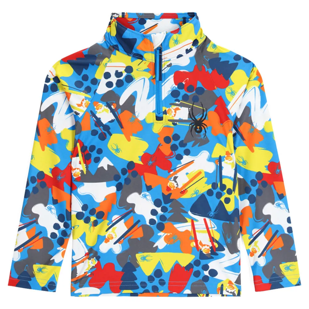 

Толстовка Spyder Mini Glacial half zip, синий