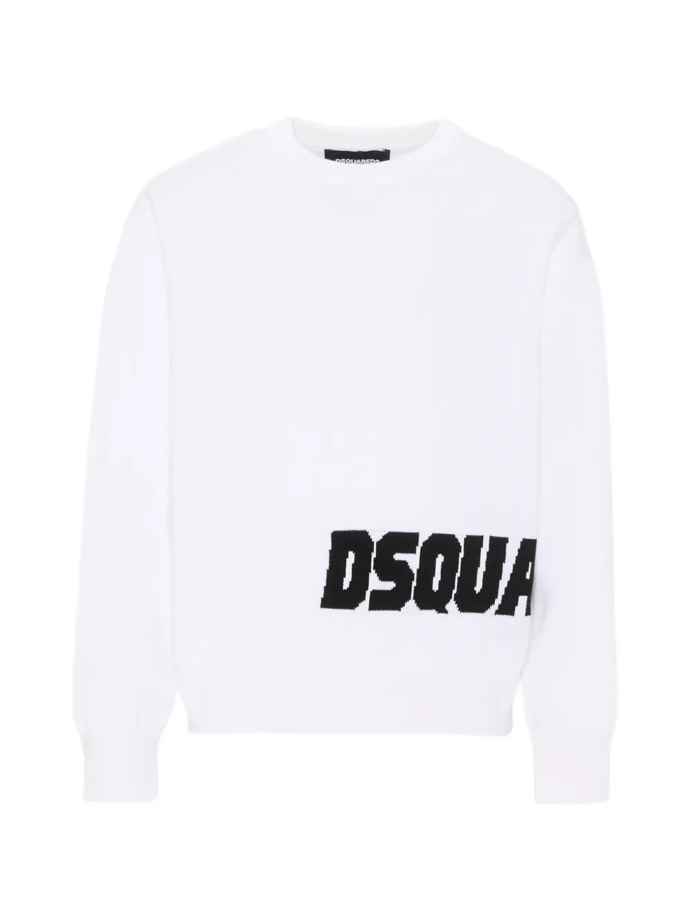 

Свитшот с логотипом Dsquared2 Kids, белый