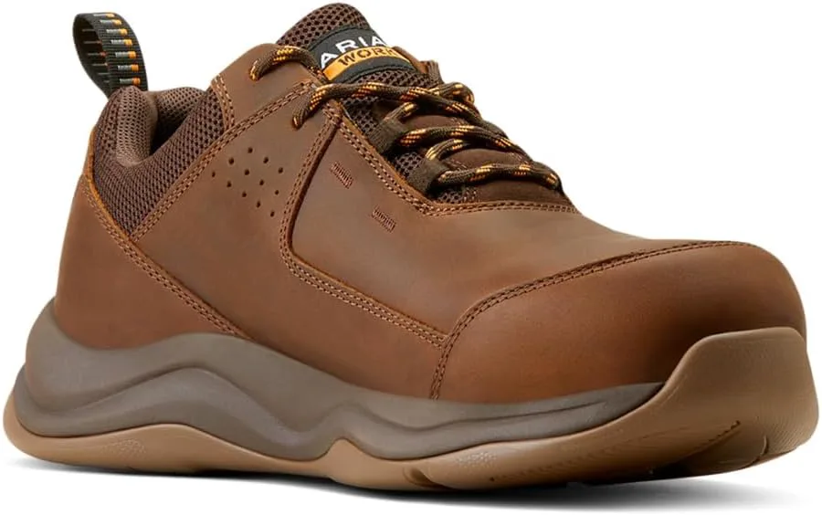 Мужские рабочие ботинки ARIAT Working Mile Sd с композитным носком, коричневый — фото 3