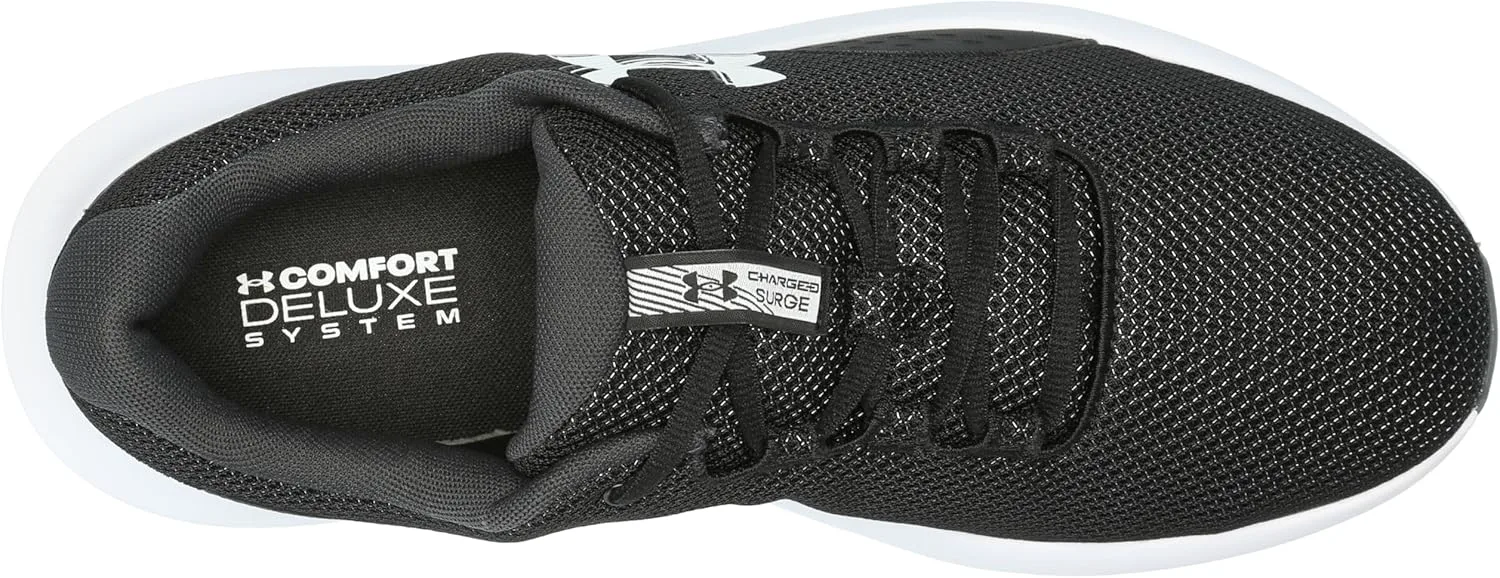 Мужские кроссовки Under Armour Charged Surge 4, черно-белый — фото 3