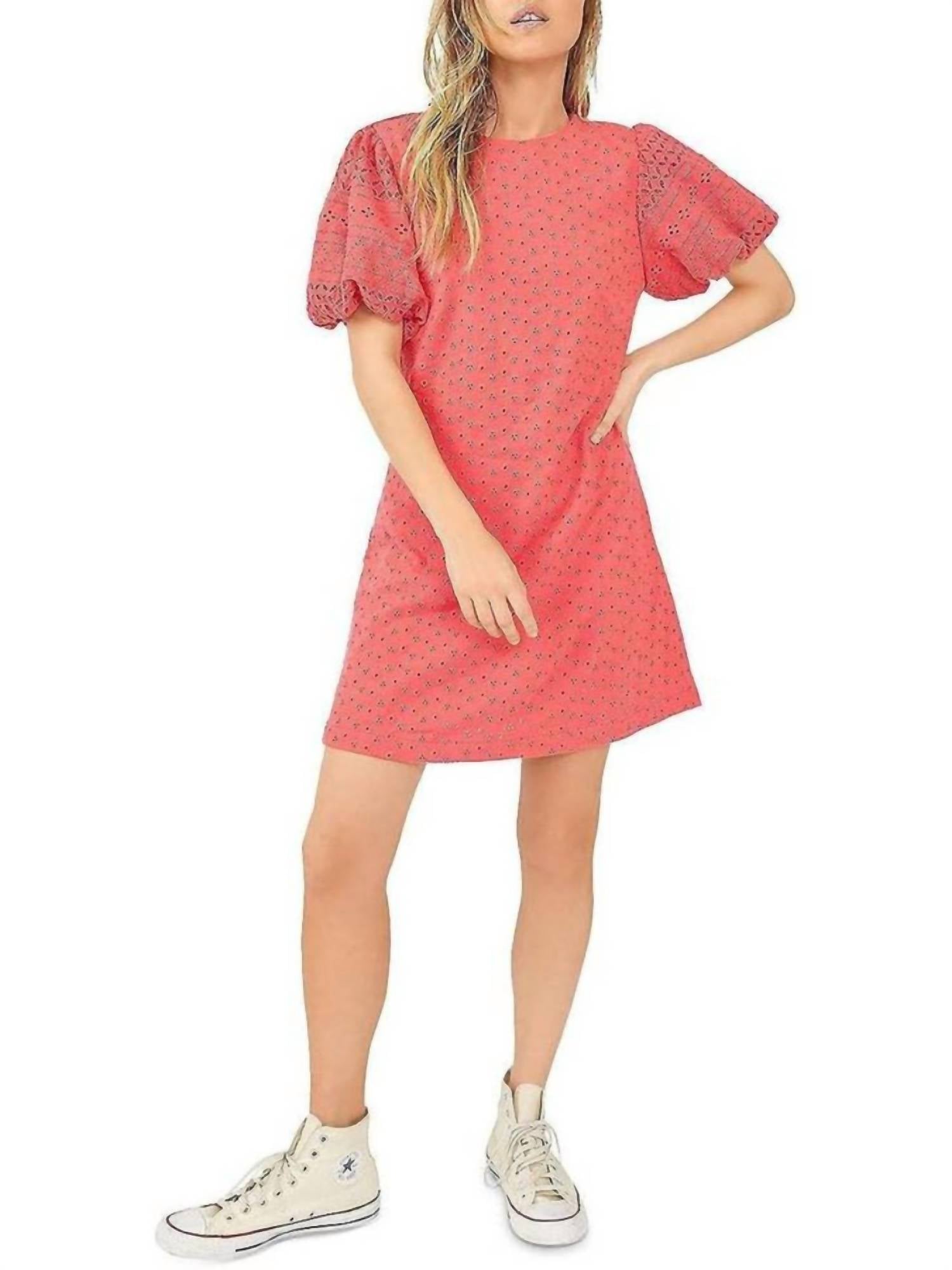 

Мини-платье Apricot Rose в оттенке клубничный спритц Free People