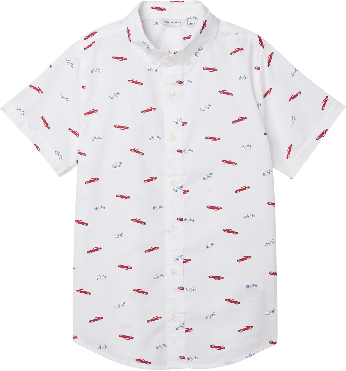 

Топ из поплина с принтом Janie and Jack, Multicolor