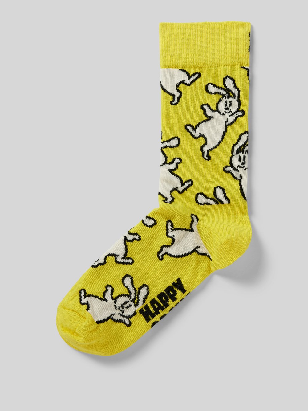 

Носки с добавлением стрейча модель «Зайчик» Happy Socks, желтый