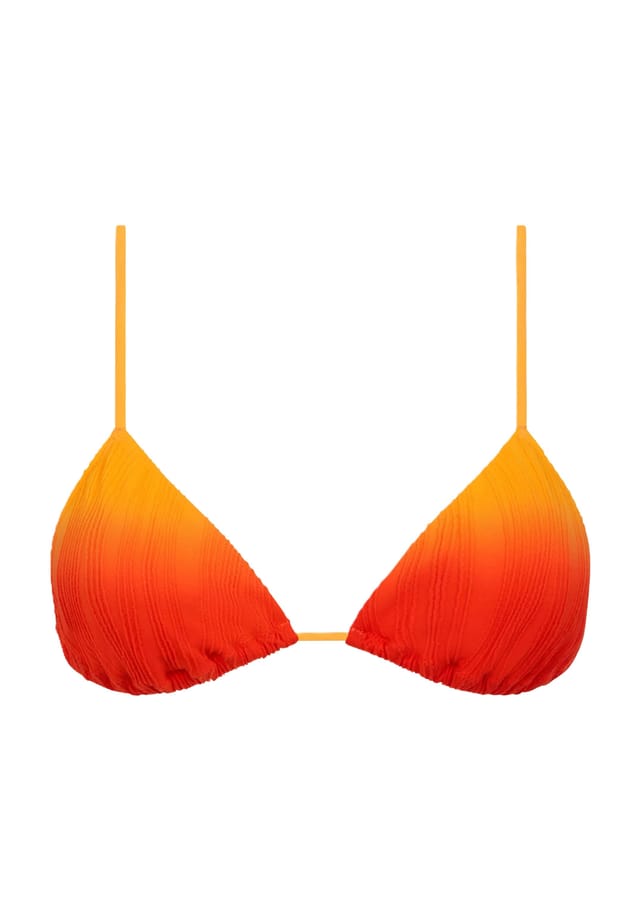 

Треугольный бикини-топ с лямкой через шею Chantelle, цвет sunrise tie & dye
