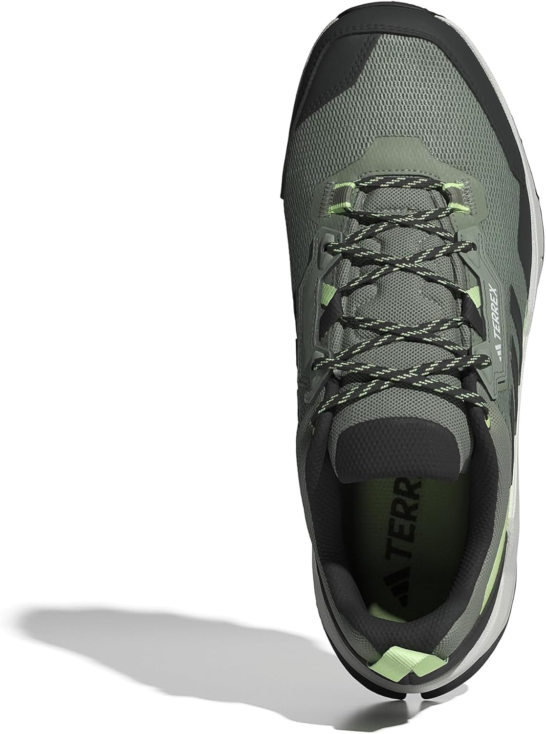 Мужские походные кроссовки Adidas Terrex Ax4, черный/зеленый — фото 2