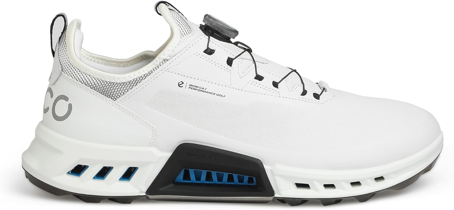 Мужские кроссовки ECCO Biom C4 Boa Gore-Tex водонепроницаемые, белый/черный — фото 4