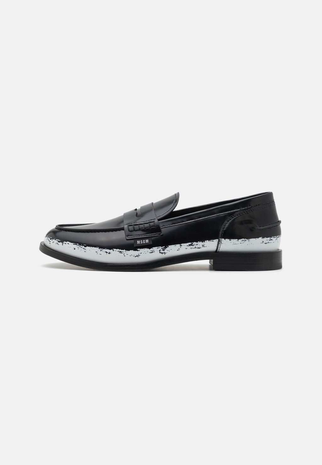 

Слипоны Loafer MSGM, цвет white/black