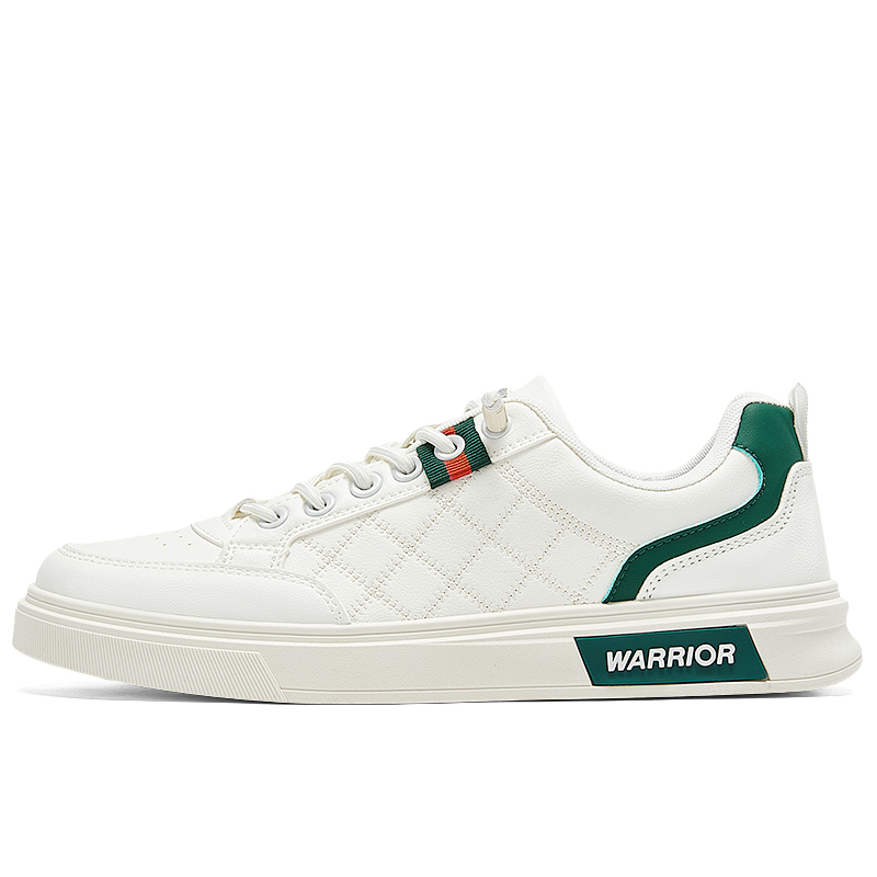 

WARRIOR Низкие кроссовки для скейтбординга, мужские, белые, зеленые