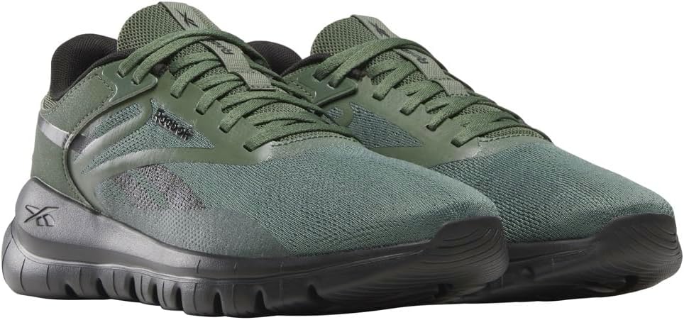 Мужские кроссовки Reebok Split Flex, белый/черный/зеленый — фото 2