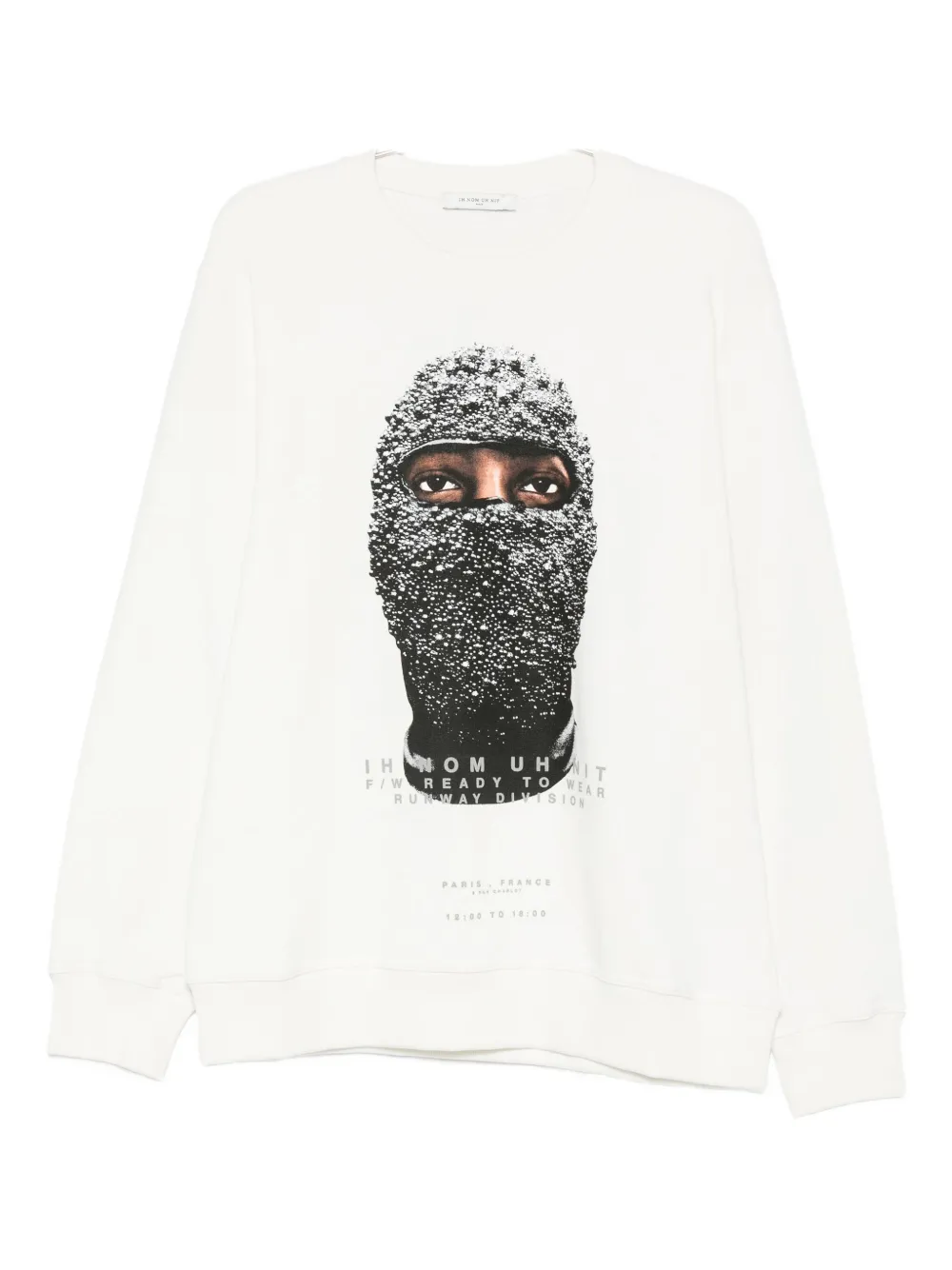 

Хлопковая толстовка Future Mask Ih Nom Uh Nit, белый