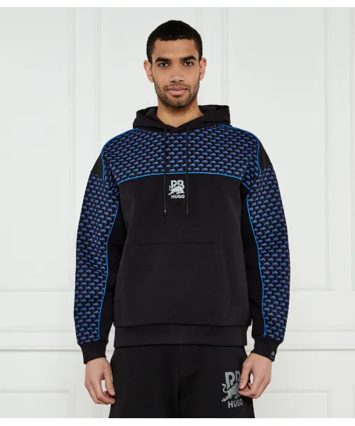 

Dilverston_Rb Толстовка Oversize fit Hugo, черный