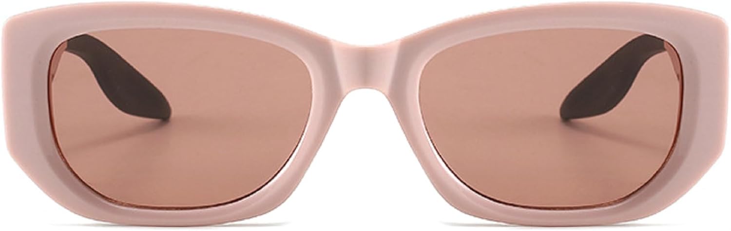 

Роскошные модные ретро-солнцезащитные очки маленького квадратного размера для мужчин, уличная мода, женские очки с защитой от УФ-излучения, женские водительские очки N47 mincl, Pink