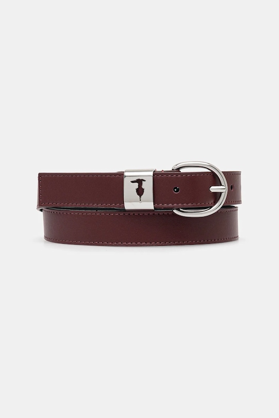 

Кожаный ремень Trussardi, бордовый