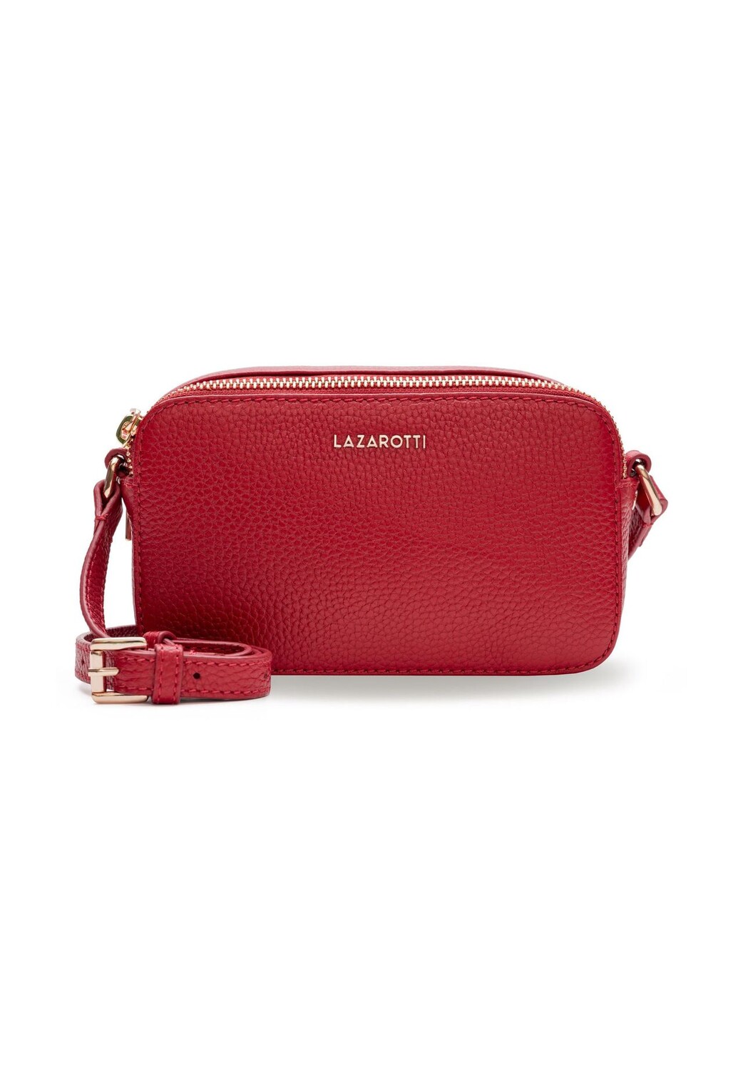 

Сумка через плечо Bologna Leather 18 см LAZAROTTI, красный