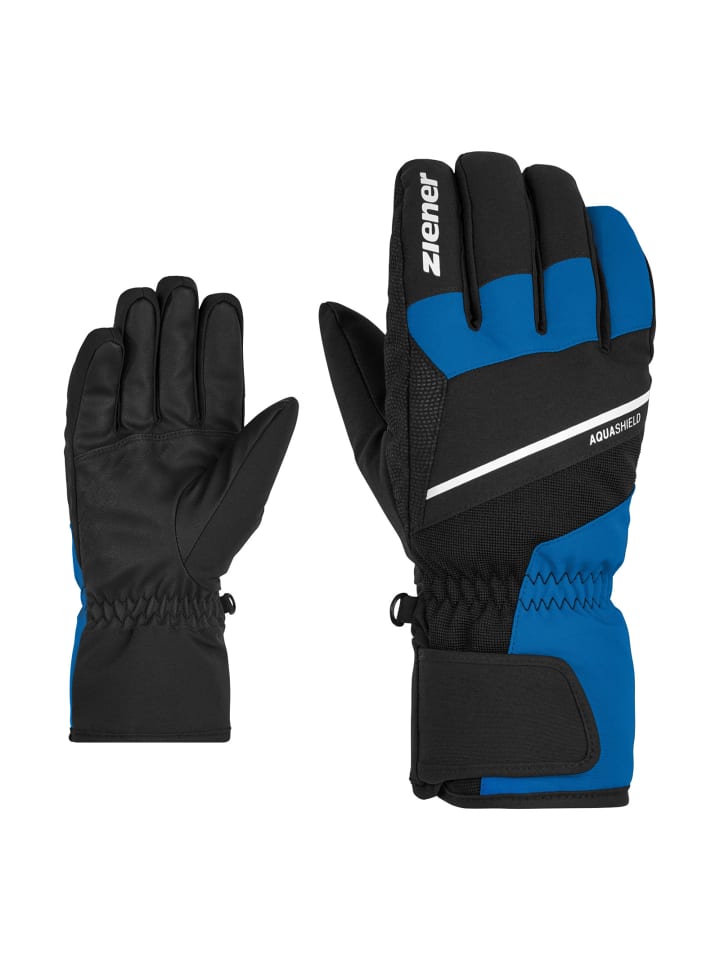 

Ziener Мужские перчатки Gezim-Z AS черного цвета