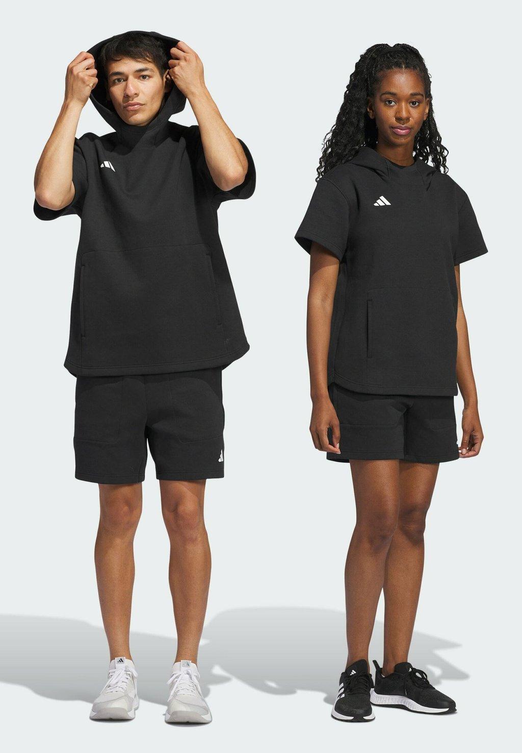 

Толстовка с капюшоном DUGOUT SHORT SLEEVE NEUTRAL Adidas Performance, черный