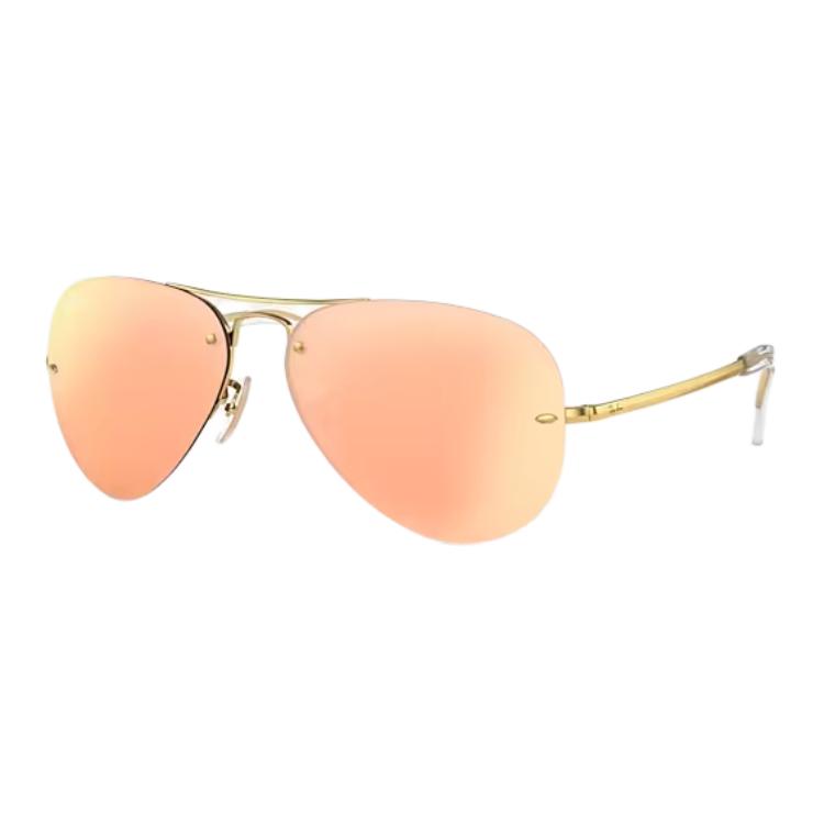 

RayBan Авиаторские солнцезащитные очки Metal Unisex Gold, Gold