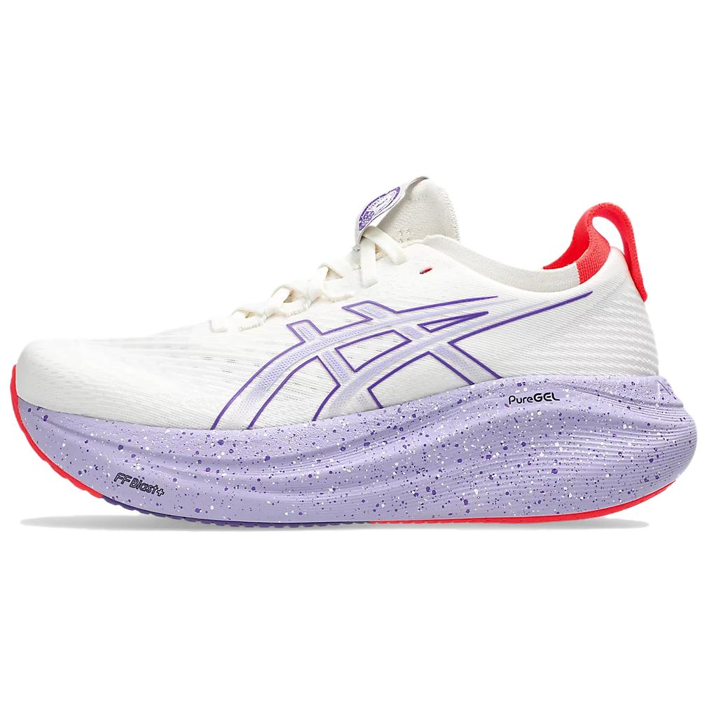 

ASICS GEL Nimbus 27 дышащие FFBLAST+ технология, беговые кроссовки для соревнований по легкой атлетике женские white