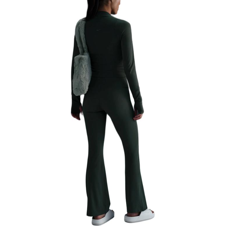 Zenvy Athletic Trousers Women's Vintage Green/Black Nike — фото 4
