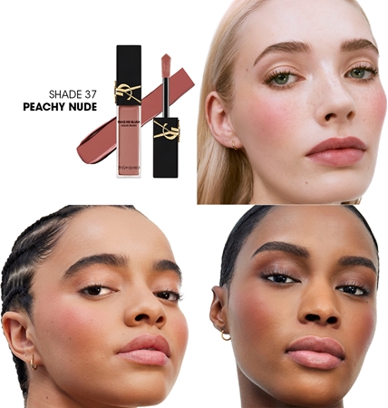 Жидкие румяна Yves Saint Laurent Make Me Blush Liquid Blush, dla kobiet 37 Peachy Nude 15 ml — фото 4