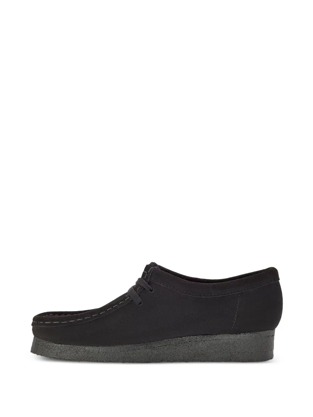 Замшевые лодочные туфли Wallabee Clarks Originals, черный — фото 3