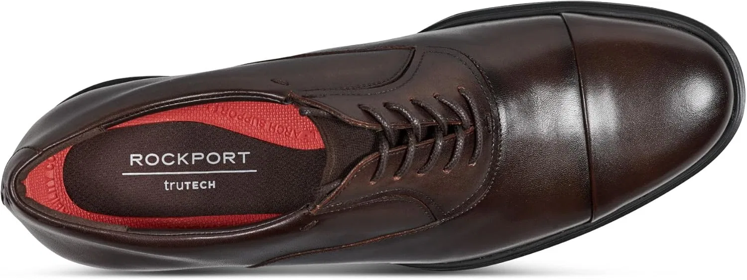 Мужские туфли Rockport Keefe Oxford, Dark Brown — фото 4
